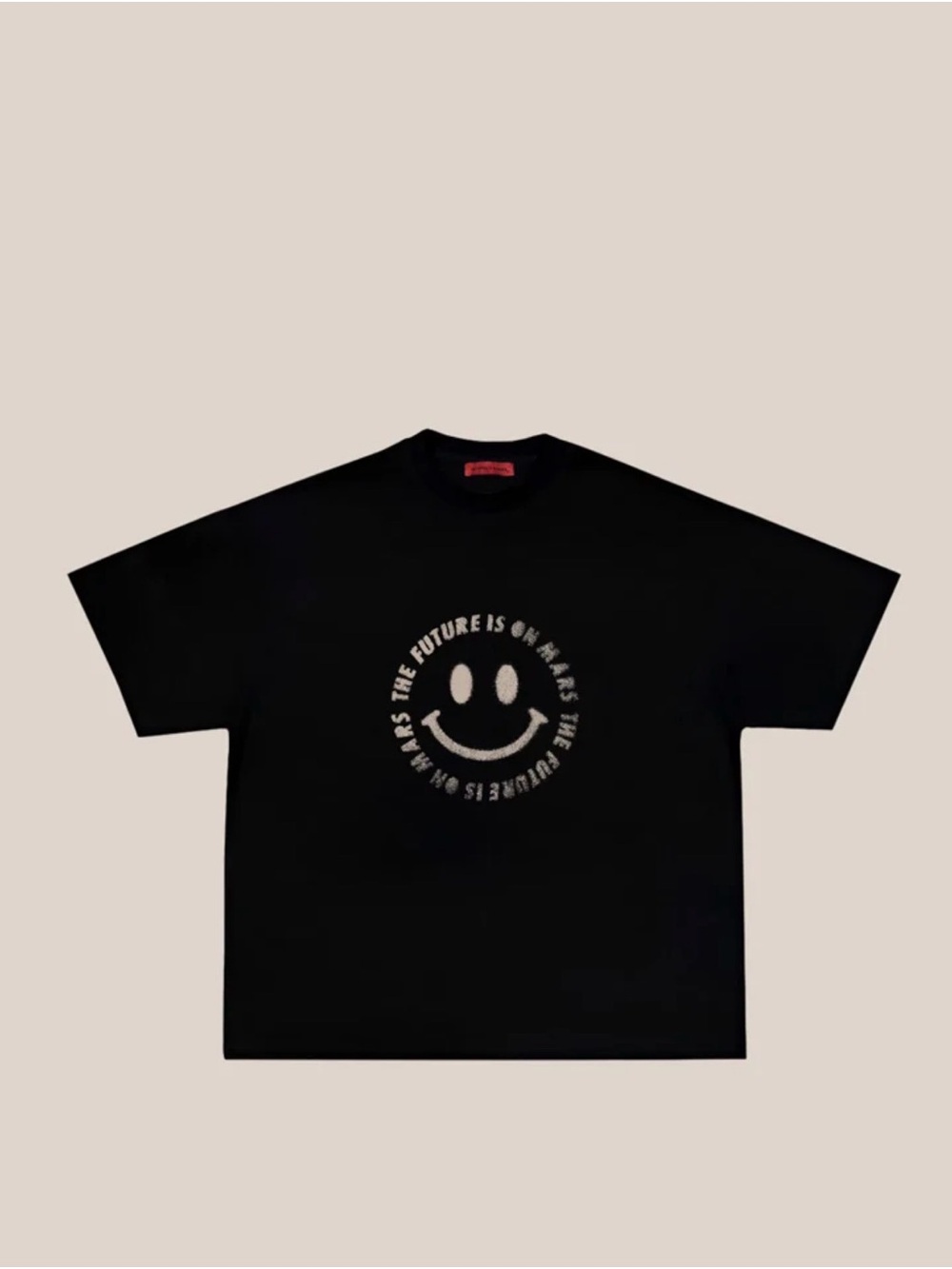 TFIOM smiling marts T-shirt oversized